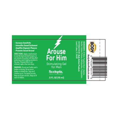Arouse For Him Gel .5oz - SexToy.com