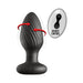 ASS - SATION REMOTE VIBRATING & ROTATING ANAL PLUG BLACK - SexToy.com