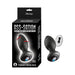ASS - SATION REMOTE VIBRATING & ROTATING ANAL PLUG BLACK - SexToy.com