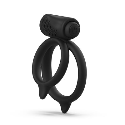 B Swish Bcharmed Basic Plus Vibrating Cock Ring Black - SexToy.com