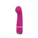 Pink curved personal massager with smooth silicone finish and ergonomic design by B Swish.