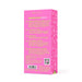 Pink packaging box of B Swish Bdesired Deluxe Curve personal massager with product details and features in yellow text.