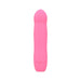 Pink silicone B Swish Bdesired Infinite Deluxe Limited Edition massager with smooth rounded tip and subtle curves.