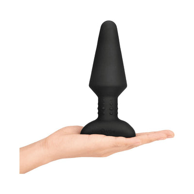 Rimming XL Rotating Remote Control Butt Plug, Black Rimming XL Rotating Remote Control Butt Plug, Black