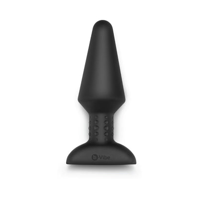 Rimming XL Rotating Remote Control Butt Plug, Black Rimming XL Rotating Remote Control Butt Plug, Black