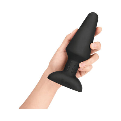 Rimming XL Rotating Remote Control Butt Plug, Black Rimming XL Rotating Remote Control Butt Plug, Black
