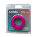 Balldo extra spacer ring in bright pink, packaged in clear plastic with branded backing card.