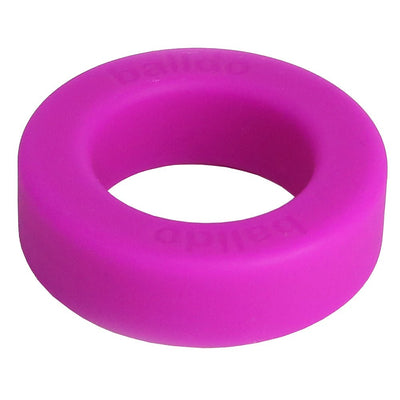 Bright purple silicone spacer ring for Balldo set, designed for added support and comfort.