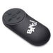 Black wireless remote control with buttons and white Bang! logo for couple's kit vibrator functions.