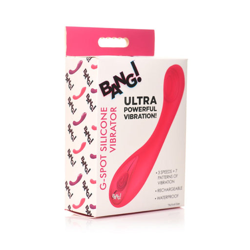 Bang! G-Spot Silicone Vibrator Pink - SexToy.com