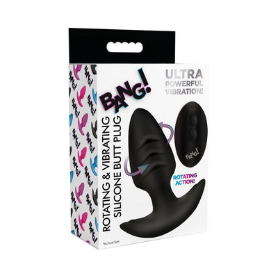 Bang Rotating Vibra Plug W/remote