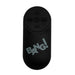 Black wireless remote control for XR Brands BANG! vibrating bullet with power and vibration mode buttons.