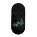Black wireless remote control for XR Brands BANG! vibrating bullet with labeled buttons and logo.