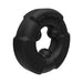 Black Bathmate Gladiator Power Ring with three raised inner nubs and embossed logo, made from flexible Elastomex™ material.
