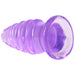 Crystal Jellies Anal Twist 5 Inch Purple
