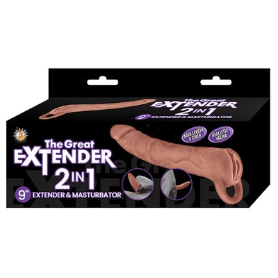 The Great Extender 2n1 Brown 9"