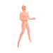 Inflatable beginner love doll with painted facial features and molded body details in a standing pose.