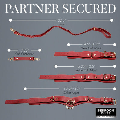 Bedroom Bliss Lovers Restraints Set