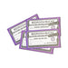 Purple-bordered Bedroom Bondage Bucks coupon book featuring playful IOUs for sensory deprivation, hot wax, and spanking activities.