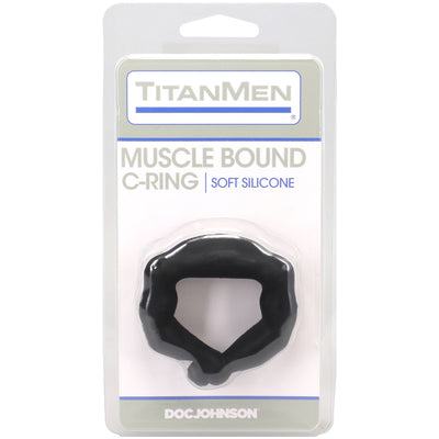 Titanmen Muscle Bound Cock Ring 32mm Black