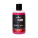 Bottle of Sensuva Big Flirt pheromone-infused bubble bath in Berry Flirty scent, 8 fl oz with black label and pink liquid.