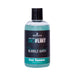 Bottle of Sensuva Big Flirt pheromone infused bubble bath in Sweet Temptation scent, 8 fl oz with black and teal label.