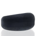 Black thick silicone TPR cockring with a smooth, rounded design for comfortable, secure wear.