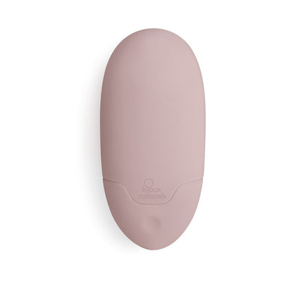 Bijoux Indiscrets Sex au Naturel personal vibrating massager in soft pink silicone with smooth, ergonomic design.