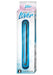 Packaging of Nasstoys Secret Lover Classic Vibrator showing a sleek, slimline blue and silver design with 10 vibration functions.