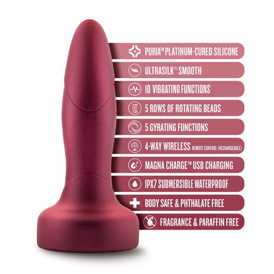 Blush Anal Adventures Matrix Atomic Plug - Martian Wine - SexToy.com