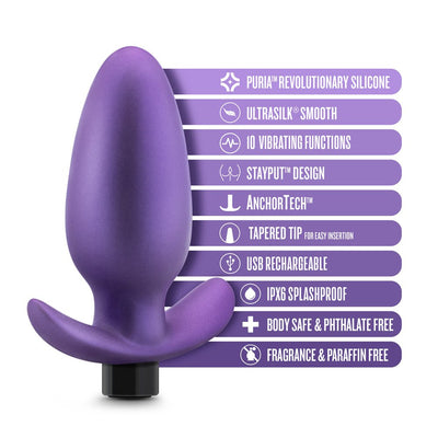 Blush Anal Adventures Matrix Excelsior Plug - Astro Violet - SexToy.com
