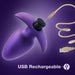 Blush Anal Adventures Matrix Excelsior Plug - Astro Violet - SexToy.com