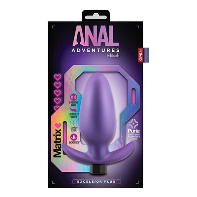 Blush Anal Adventures Matrix Excelsior Plug - Astro Violet - SexToy.com