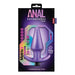 Blush Anal Adventures Matrix Interstellar Plug in shimmering astro violet with ergonomic design in retail packaging.