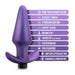 Purple Blush Anal Adventures Matrix Interstellar Plug with ergonomic design and key features listed alongside.