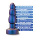 Blush Anal Adventures Matrix Kinetik Plug - Space Age Blue - SexToy.com