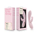 Blush Coll Morgan Pink dual-stimulation rabbit vibrator with packaging, featuring smooth silicone and ergonomic design.
