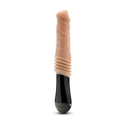 Blush Dr. Skin Silicone Dr. Arthur Thrusting Gyrating Vibrating Dildo