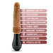 Blush Dr. Skin Silicone Dr. Arthur Thrusting Gyrating Vibrating Dildo - Tan - SexToy.com