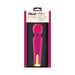 Blush Lush Allana velvet pink massage wand vibrator with flexible head in retail packaging.