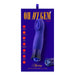 Blush Oh My Gem Mystery Sapphire rechargeable vibrator with cupped design and sapphire gem detail on deep blue packaging.