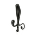 Black ergonomic prostate massager with curved handles and smooth textured surface for targeted stimulation.