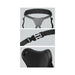 Close-up views of the Body Dock Original strap-on harness system showing adjustable nylon straps, quick-release buckle, and ergonomic docking plate.
