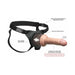 Body Dock Original strap-on harness with adjustable nylon straps and concave suction dock for secure dildo attachment.