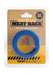 Blue 45mm silicone Boneyard Meat Rack cock ring in retail packaging with 3X stretch feature.