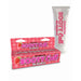 Bootycall Strawberry flavored anal numbing gel tube with matching pink polka dot box packaging.