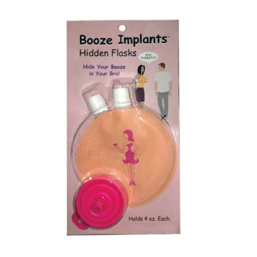 Booze Implants Hidden Flask - 4 oz Each - SexToy.com