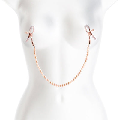 Bound DC1 Nipple Clamps - Rose Gold - SexToy.com