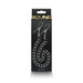 Bound DC2 gunmetal adjustable nipple clamps with silicone tips and connecting chain in black and silver packaging.