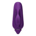 Compact purple silicone finger vibrator with ergonomic design and VeDO logo on front.